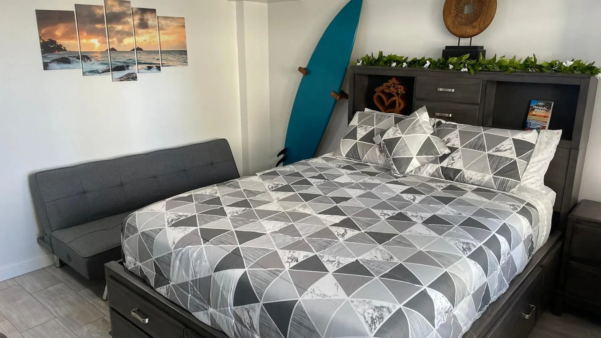 شقة Modern Ocean View Studio - Waikiki Paradise! هونولولو